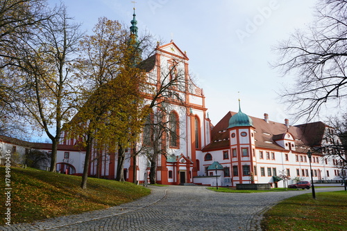 Die Kirche im Kloster St. Mariental in der Oberlausitz