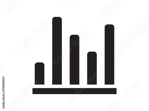 bar chart graph icon