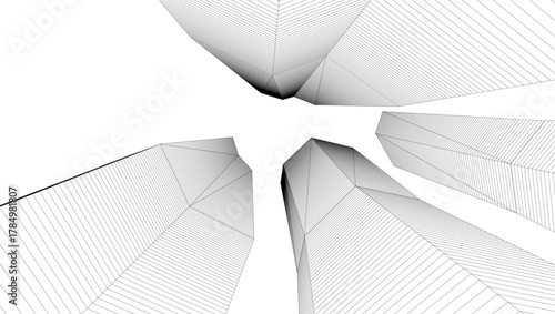 architecture building 3d 