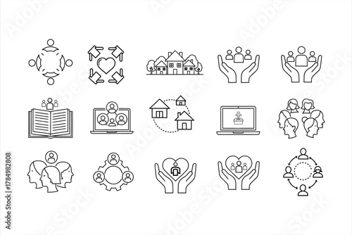 Community and Connection Icons
