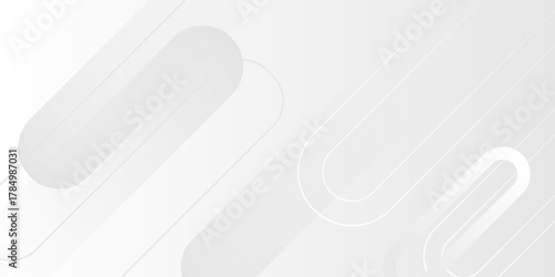 Abstract white background. Minimal geometric white light background abstract design.