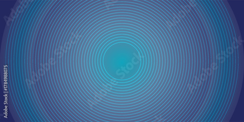 Bright blue dynamic abstract vector background with diagonal lines. 3d cover of business presentation banner for sale event night party. Fast moving soft circle wave line stripe decoration