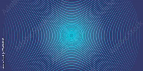 Bright blue dynamic abstract vector background with diagonal lines. 3d cover of business presentation banner for sale event night party. Fast moving soft circle wave line stripe decoration