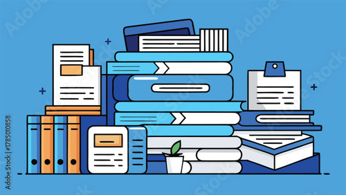 Four different types of folders displayed, each featuring unique colors and styles for document organization..eps