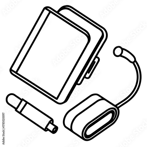 Wireless microphone system, perfect for professional audio recording and broadcasting