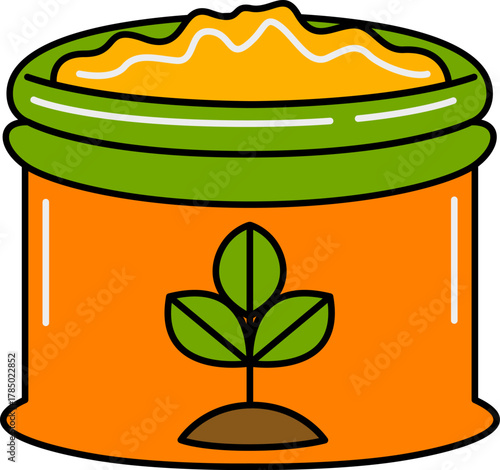 Bag of Fertilizer Illustration