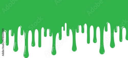 Liquid dripping shape design element vector illustration isolated on a white background