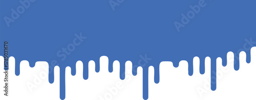 Liquid dripping shape design element vector illustration isolated on a white background