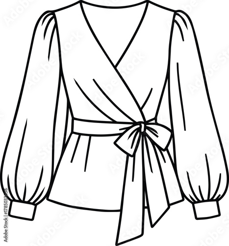 fashion dress vector illustration of a woman