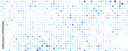 blue vector modern geometrical background. Abstract template. Geometric pattern in square style with gradient.