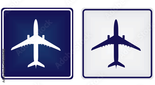 Airport isolated sign. vector illustration	