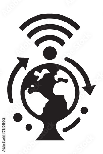 Stay connected globally with modern technology, representing worldwide communication and networking for international business solutions online now