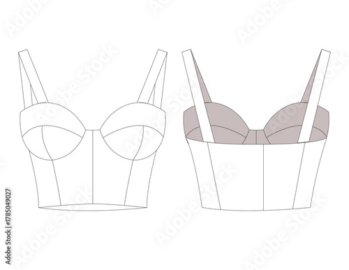 Fashion vector templates