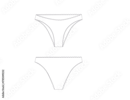 Fashion vector templates