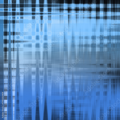 Abstract Blue Tech Lines Background with Digital Wave Pattern
