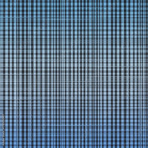 Blue and Black Plaid Pattern with Modern Gradient Effect