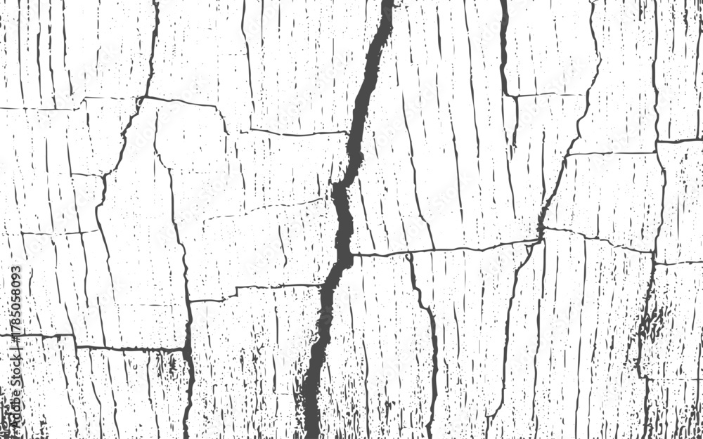 Obraz premium High contrast illustration of rustic wooden planks with a distressed grunge effect.Rustic timber surface detail with vintage distressed scratch effect. Weathered plank pattern.