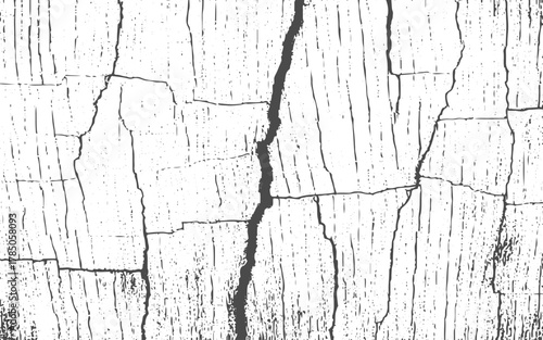 High contrast illustration of rustic wooden planks with a distressed grunge effect.Rustic timber surface detail with vintage distressed scratch effect. Weathered plank pattern.