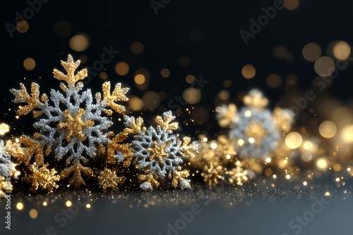 golden christmas background