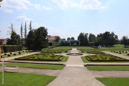 gardens of the Jaroměřice nad Rokytnou Castle in the Czech Republic