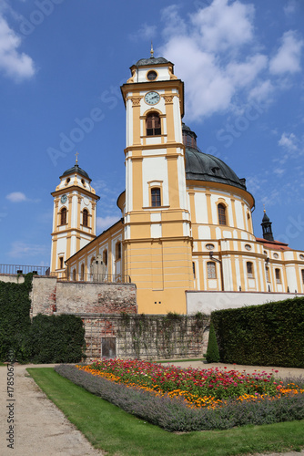 gardens of the Jaroměřice nad Rokytnou Castle in the Czech Republic
