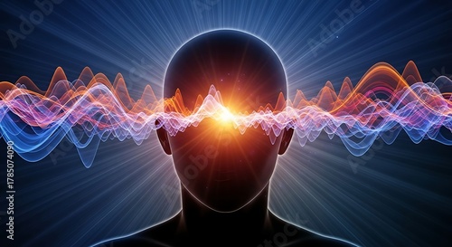 Mind wave light energy flow