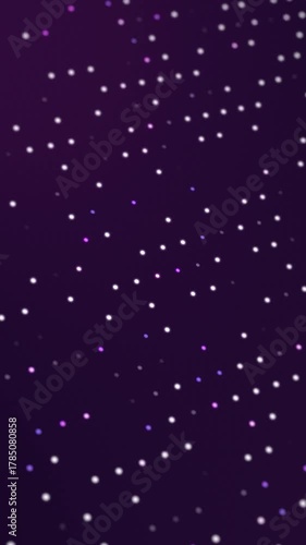 Wallpaper Mural Purple background with scattered white and pink dots Torontodigital.ca