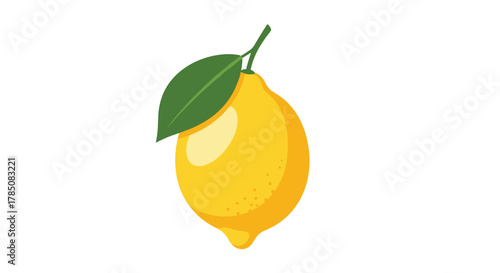 The vibrant yellow lemon a citrus fruit with a tart flavor and numerous culinary and health benefits.
