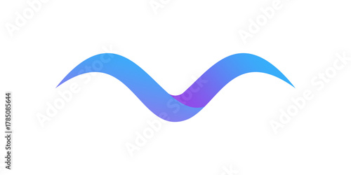 Infinity Chain Tech Logo. Wave Tech Logo