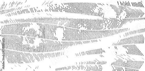 Rough black and white texture vector. Distressed overlay texture. Grunge background. Abstract textured effect. Vector Illustration. Black isolated on white background. EPS10
