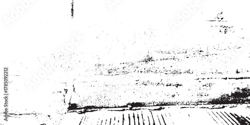 Rough black and white texture vector. Distressed overlay texture. Grunge background. Abstract textured effect. Vector Illustration. Black isolated on white background. EPS10
