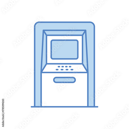 Atm Machine vector icon