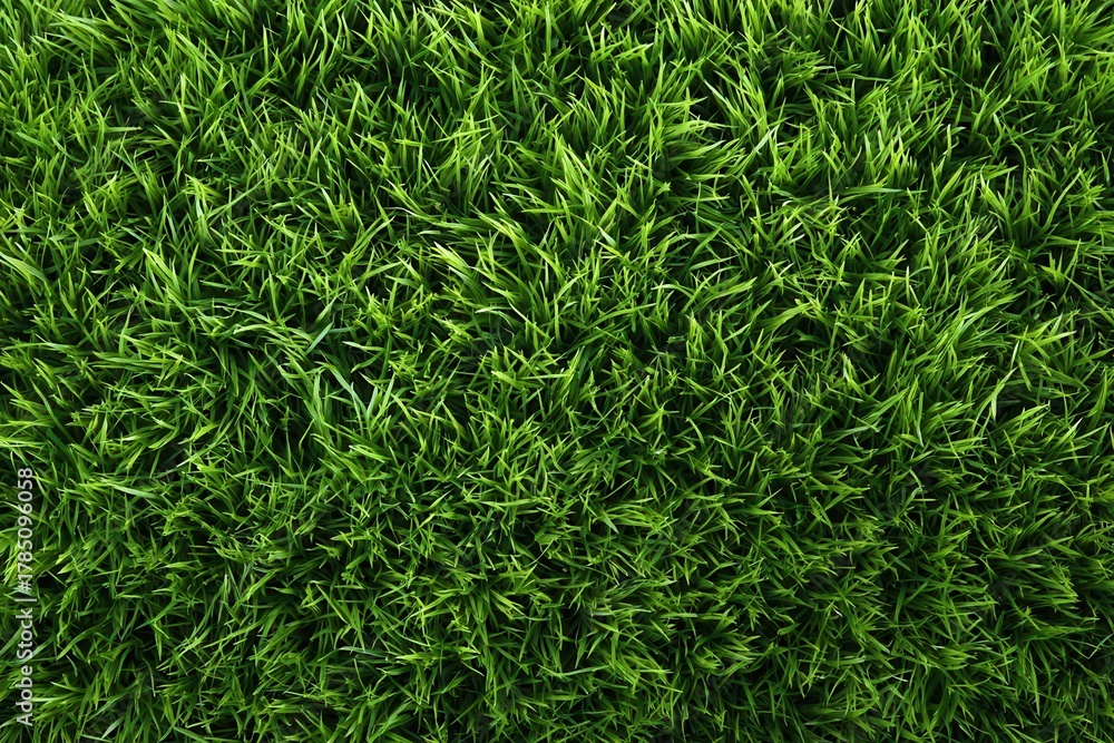 Obraz premium Vibrant Green Grass Texture for Backgrounds and Design Elements