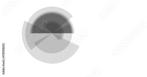 okręgi, koło, łuki, projekt, plik wektorowy, ilustracja