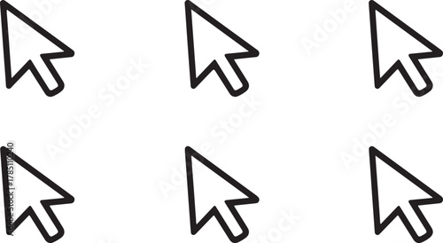 A visually striking graphic set featuring a diverse collection of six distinct creatively rendered elements perfect for modern design projects and artistic compositions