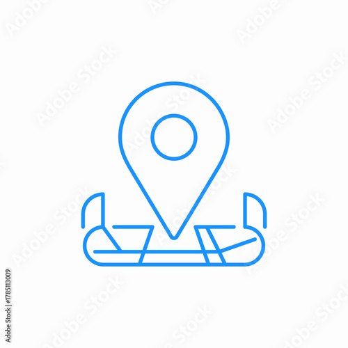 map locaiton pin icon sign vector