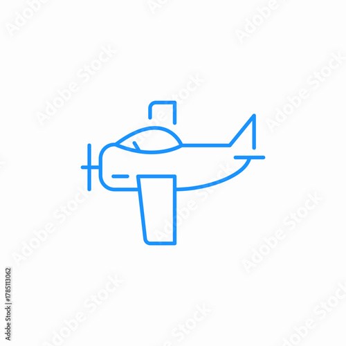 military aircraft icon sign vector