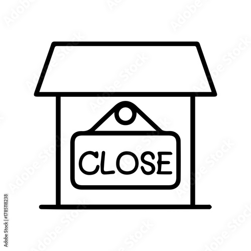 Closed Storefront Icon