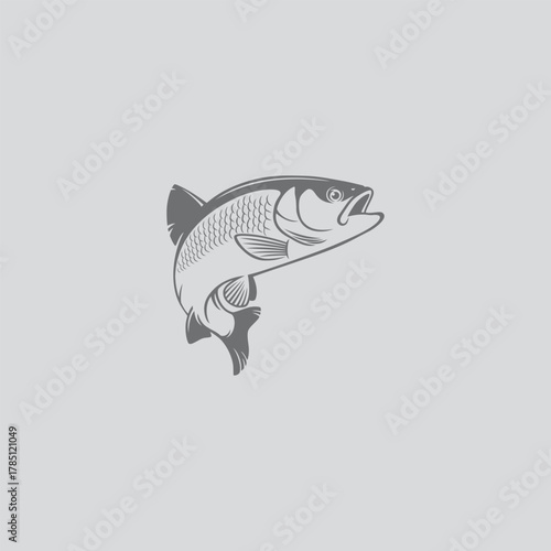 image chub fish logo  