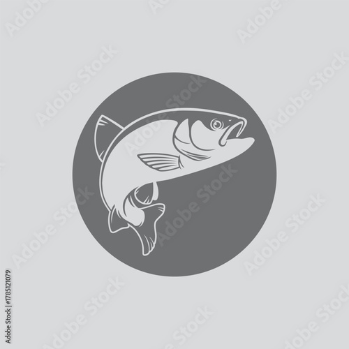 image chub fish logo  