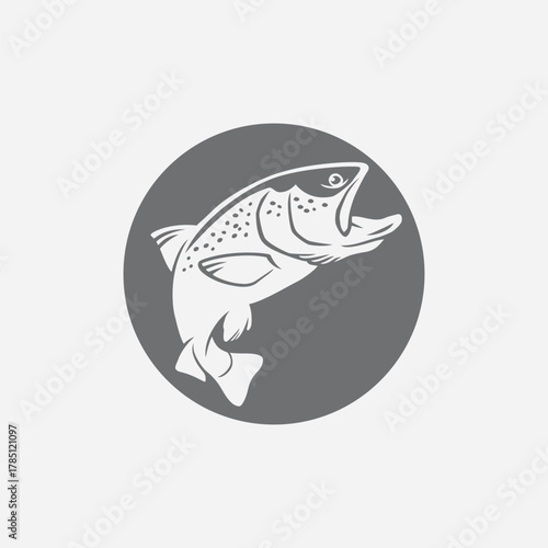 image trout fish logo