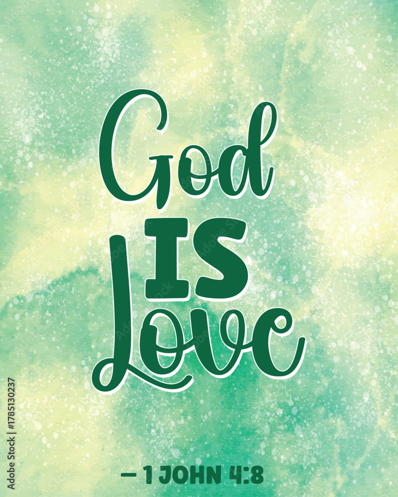 Fototapeta premium Bible Verse Quote Coloring Artwork Background