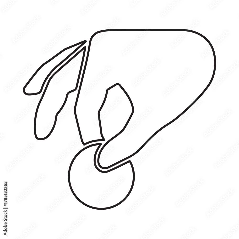 Obraz premium Hand holding a coin