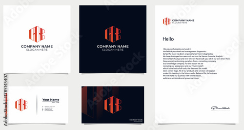 The building logo is shaped like the letters "H" and "K" which look a little faint, this logo is very suitable for your new business.