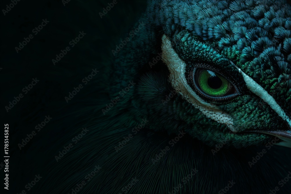 Fototapeta premium luxury dark green background artwork 