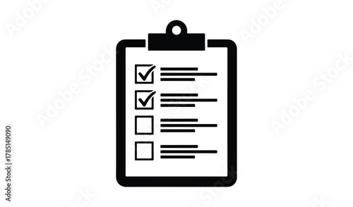 Clipboard with checklist and checkmarks indicating completed tasks