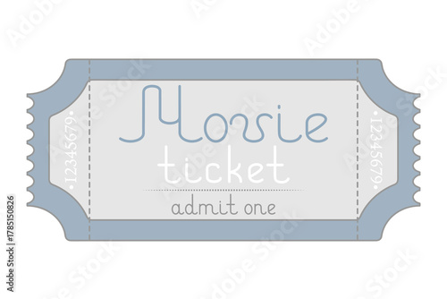 Handwritten lettering lowercase. Vector illustration. Flat style.