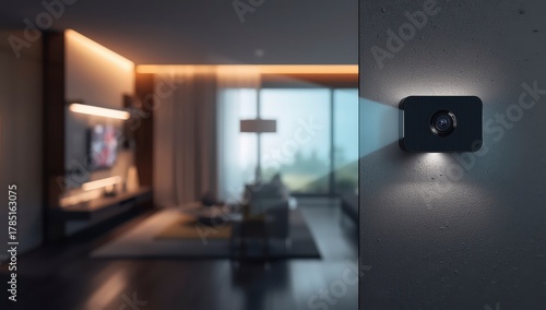 The smart home system detected a fire and automatically activated the fire extinguishing system