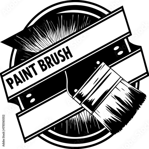 Black paint brush stamps. Vector grunge effect text boxes. Rough, stroke spray ink rectangles on paper. Distressed scratch background. Ink splatter frames on white. Paintbrush element banner bg