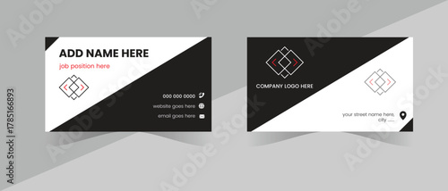 modern marketing business care design and creative business template